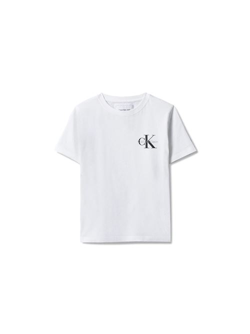 chest mono logo ss t-shirt CALVIN KLEIN JEANS | LV1CKSJA32YAF